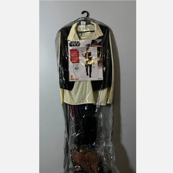 NEW Adult Han Solo Disney Halloween Costume Mens 46 XL Shirt Star Wars Rubies - Picture 7 of 8